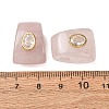 Natural Rose Quartz European Beads GG-CBA9389-02H-2
