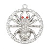 Alloy Rhinestone Big Pendants RB-CBA18BA-01P-1