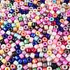 Baking Paint Pearlized Glass Seed Beads SEED-T008-03-3