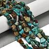 Natural HuBei Turquoise Beads Strands G-P497-01E-19-2
