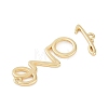 Brass Toggle Clasps KK-K391-17G-3