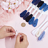 8 Skeins 8 Colors Cotton Embroidery Threads OCOR-CY0004-72-3