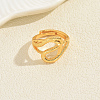 Brass Cuff Open Rings for Women FB8825-1
