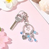 Alloy & Glass Keychains KEYC-YW00303-02-5