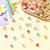 20Pcs Acrylic Flower Charms TACR-YW0003-18A-4