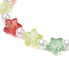 Kids Round Acrylic Beaded Stretch Bracelets BJEW-JB11558-01-3