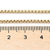 Ion Plating(IP) 304 Stainless Steel Venetian Chain Necklace Making STAS-A028-N032G-4