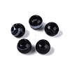 Natural Black Banded Agate(Dyed & Heated) European Beads G-Q607-03A-1