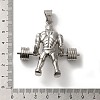Hip Hop Fitness 316L Surgical Stainless Steel Pendants STAS-H194-01P-03-3