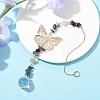 Butterfly Brass Pendant Decorations HJEW-TA00131-03-2