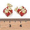 Brass Enamel Pendants KK-F933-18G-4
