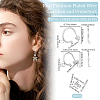 20Pcs 2 Size 304 Stainless Steel Ring Stud Earrings Findings STAS-BBC0004-71-2