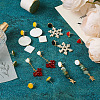 20Pcs 10 Style Alloy Enamel Stud Earring Findings FIND-EL0001-03-6