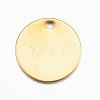 304 Stainless Steel Charms X1-STAS-G137-09G-2