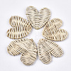 Handmade Reed Cane/Rattan Woven Beads WOVE-T006-002B-1