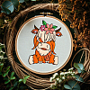 4 Sheets 11.6x8.2 Inch Stick and Stitch Embroidery Patterns DIY-WH0455-191-6