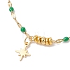 7Pcs Star 304 Stainless Steel Charm Bracelets BJEW-JB13545-4