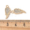 Alloy Crystal Rhinestone Pendants PALLOY-E775-13G-3