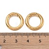 Ion Plating(IP) 316 Stainless Steel Spring Gate Rings X-STAS-M296-01G-A-3