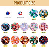 12 Colors Crackle Glass Beads CCG-TA0002-05A-4