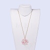 (Jewelry Parties Factory Sale)Cellulose Acetate(Resin) Pendant Necklaces NJEW-JN02459-03-5