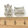 Rack Plating Brass Micro Pave Cubic Zirconia Beads KK-K386-05P-2