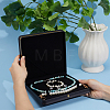 Imitation Leather Pure Color Flip-open Gift Boxes CON-WH0095-238A-02-4