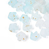Frosted Transparent Acrylic Beads FACR-T009-01C-1
