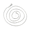 304 Stainless Steel Coreana Chain Necklaces NJEW-I248-20P-2