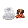 DIY Mini Halloween Skull & Pumpkin Food Grade Silicone Molds DIY-G054-C03-1