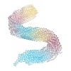 Transparent Painted Glass Beads Strands X1-DGLA-A034-T6mm-A15-1