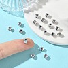 SHEGRACE Brass Cubic Zirconia Beads XGRQ4H909-682P-C-4