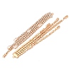 Brass Micro Pave Clear Cubic Zirconia Big Pendants CU-CBAEC99-02G-2