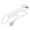 306 Stainless Steel Pendant Necklace for Women NJEW-Q772-01P-10-1