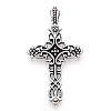 Tibetan Style Alloy Cross Gothic Pendants X-TIBEP-371-AS-LF-1