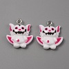 Opaque Resin Pendants RESI-CJC0012-19E-2
