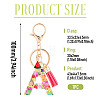 Fruit Series Letter Resin Keychains KEYC-TAC0033-02A-3