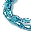 Transparent Electroplate Glass Beads X1-GLAA-K064-05A-PL02-3