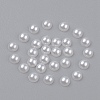 Half Round Domed Imitated Pearl Acrylic Cabochons OACR-H001-4-1
