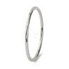 Plain 304 Stainless Steel Bangles for Women BJEW-B104-32A-P-1