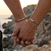2Pcs DON'T LET THE HARD DAYS WIN 304 Stainless Steel Charm Motivational Quote Bracelets FG5463-4-1