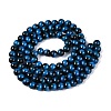 Imitation Tiger Eye Glass Beads Strands GLAA-Q106-03A-B11-2
