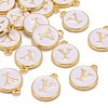 Golden Plated Alloy Charms LS-X-ENAM-S118-01Y-4