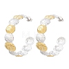 304 Stainless Steel Shell Shape Stud Earrings for Women SA-CBA45D5-32GP-4
