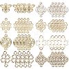 48Pcs 8 Styles Alloy Connector Charms FIND-SC0004-67-1