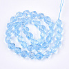Synthetic Quartz Crystal Beads Strands G-T108-29C-2