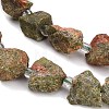 Natural Unakite Beads Strands GG-CBA0B77-A16-03-3