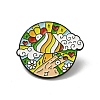 Cartoon Mushroom Flower Cloud Enamel Pins JEWB-P030-O01-1