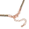 2.5MM Round Nylon Cotton Cord Necklace Making NJEW-C106-01RG-4