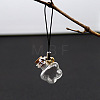 Transparent Glass Wishing Bottle Pendants Decoration PW-WG7697A-05-1